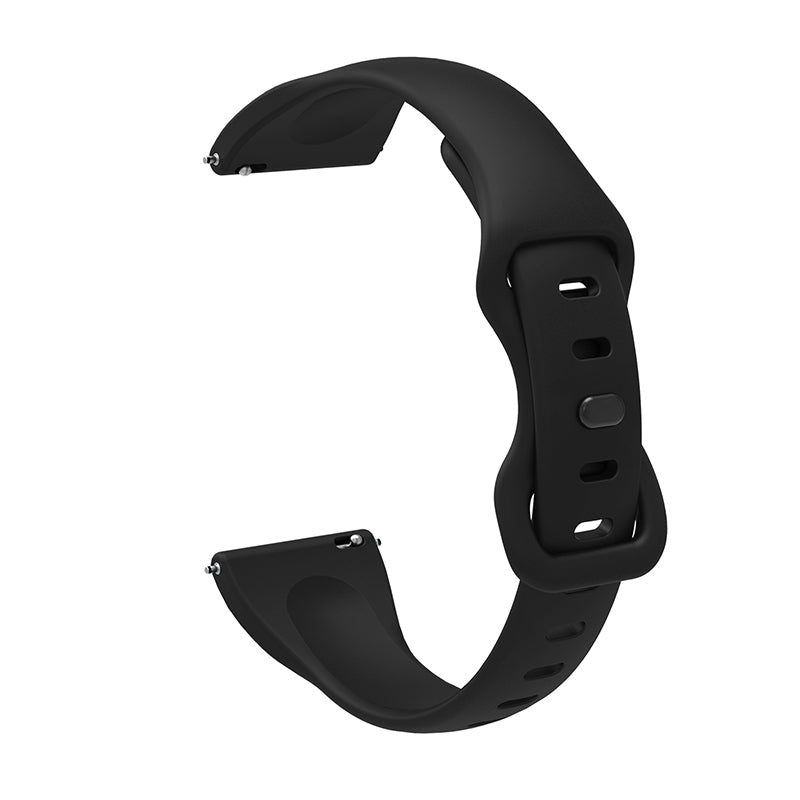 20mm Soft Silicone Smart Watch Band with 8-shaped Buckle Replacement Wrist Strap 20mm Soft Silicone Smart Watch Band with 8-shaped Buckle Replacement Wrist Strap